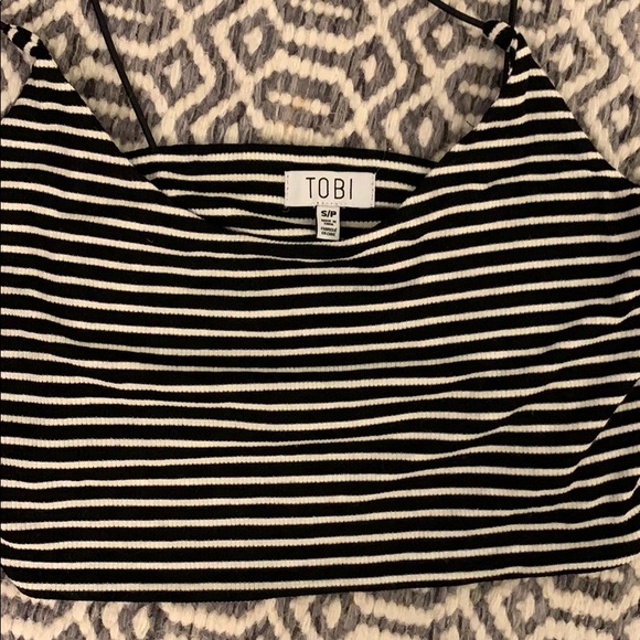 Tobi striped crop - size small - NEW with TAGS - Picture 2 of 2
